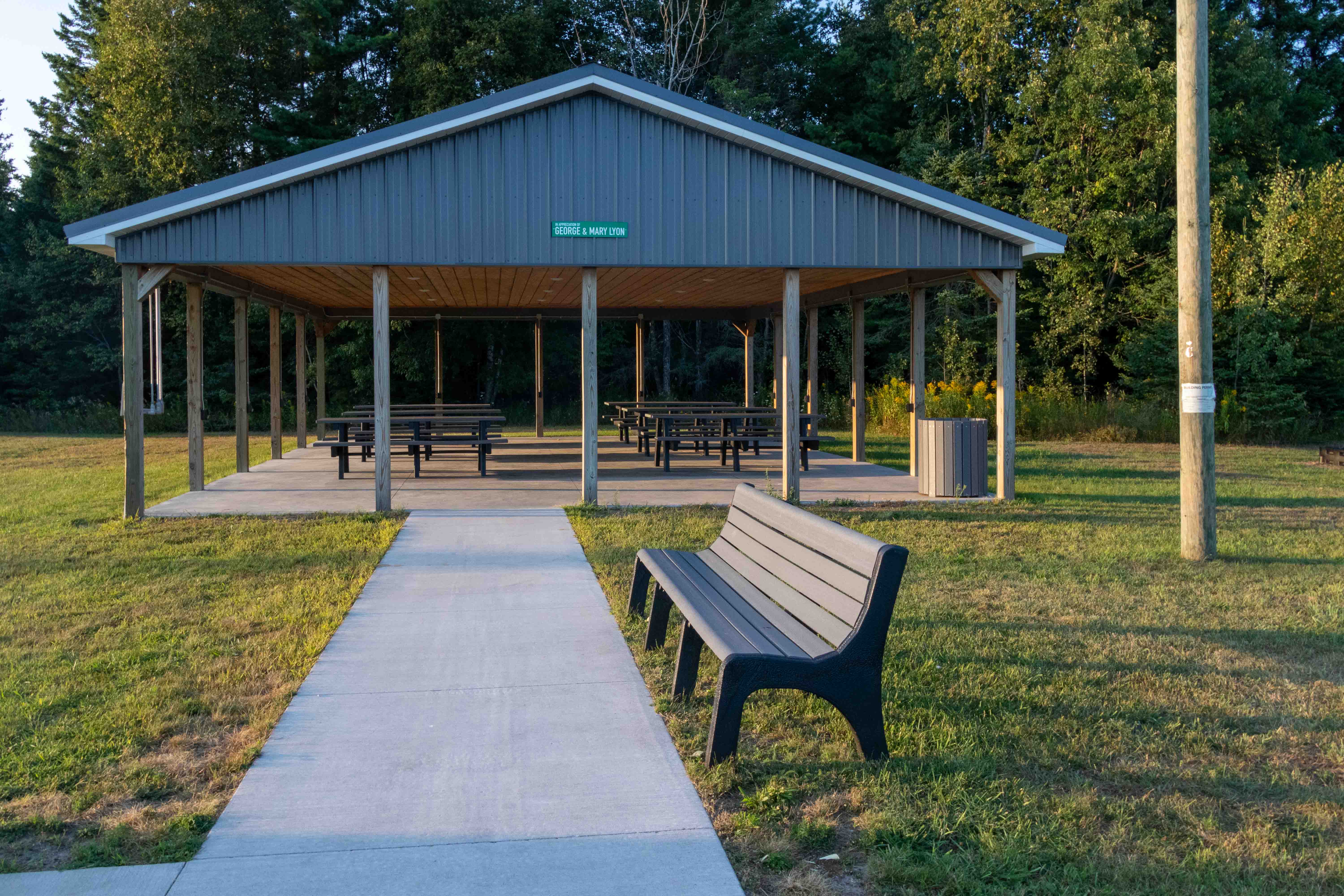 Walk path to Pavillion